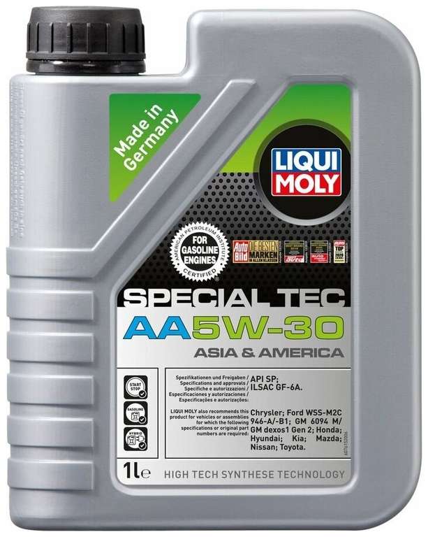 Синтетическое моторное масло LIQUI MOLY Special Tec AA 5W-30, 5 л