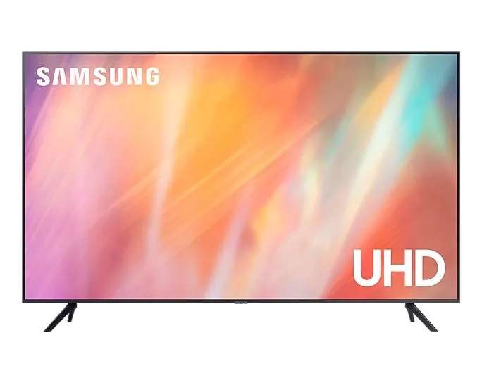 Телевизор Samsung UE50AU7100UX 50" 4K UHD, темно-серый, Smart TV (с Озон картой)
