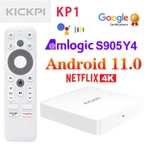 ТВ-бокс KICKPI KP1 2/32 на Google TV с сертификатами (из-за рубежа)