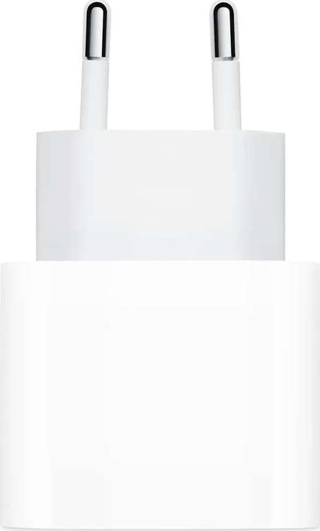 Сетевое зарядное устройство Apple USB-C 20 Вт, белый (MHJE3ZM/A)