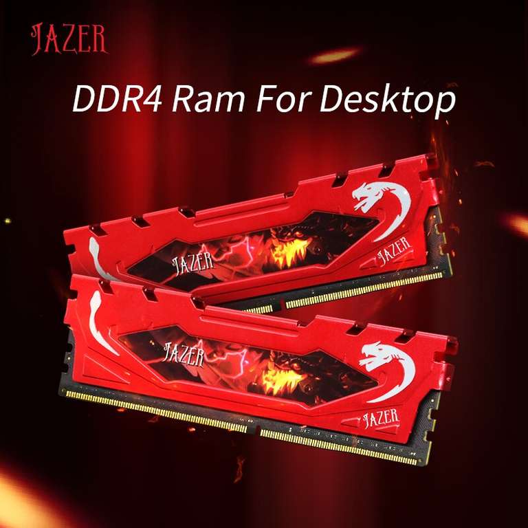 Оперативная память JAZER DDR4 - 8 Гб 3200 МГц