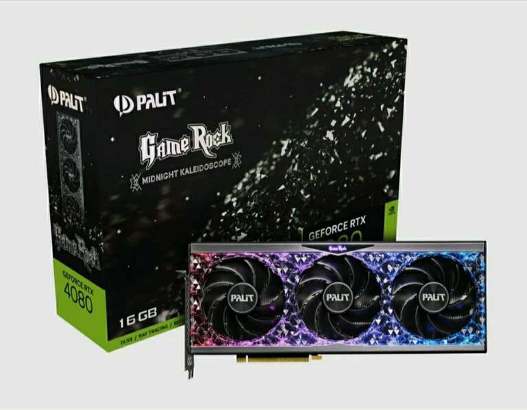 Видеокарта Palit GeForce RTX 4080 16 ГБ (с Ozon картой 94550₽)