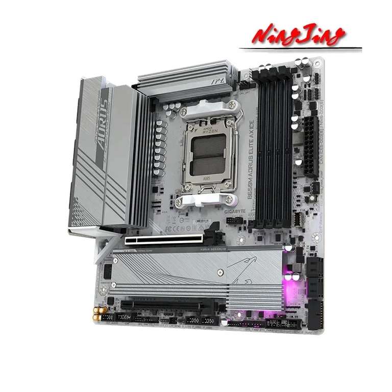 Материнская плата Gigabyte B650M AORUS ELITE AX ICE, AM5