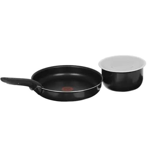 Набор посуды Tefal Ingenio Black 4181840: сковорода 26 см + ковш 16 см + крышка + ручка (при оплате на сайте)