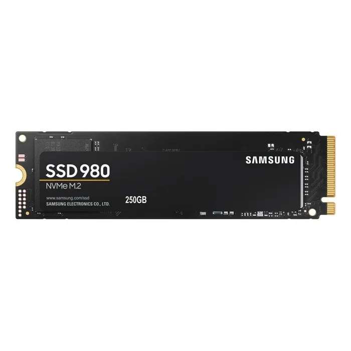250 ГБ Внутренний SSD диск Samsung NVMe M.2 2280 980 250ГБ (MZ-V8V250BW), цена с ОЗОН картой