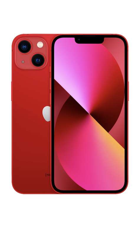 Смартфон Apple iPhone 13, 128gb, красный (цена зависит от города)