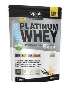 Протеин VPLAB Platinum Whey 100% ваниль, 750 г