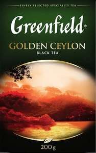 Чай листовой черный Greenfield Golden Ceylon, 200 г