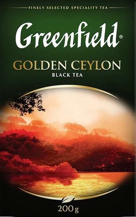 Чай листовой черный Greenfield Golden Ceylon, 200 г