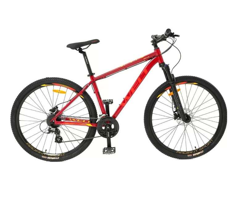 Велосипед Welt Ridge 2.0 HD 27 2022 20" dark red + возврат 17400 бонусов
