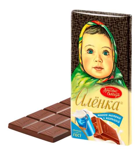 Шоколад Аленка Много молока молочный, 90 г