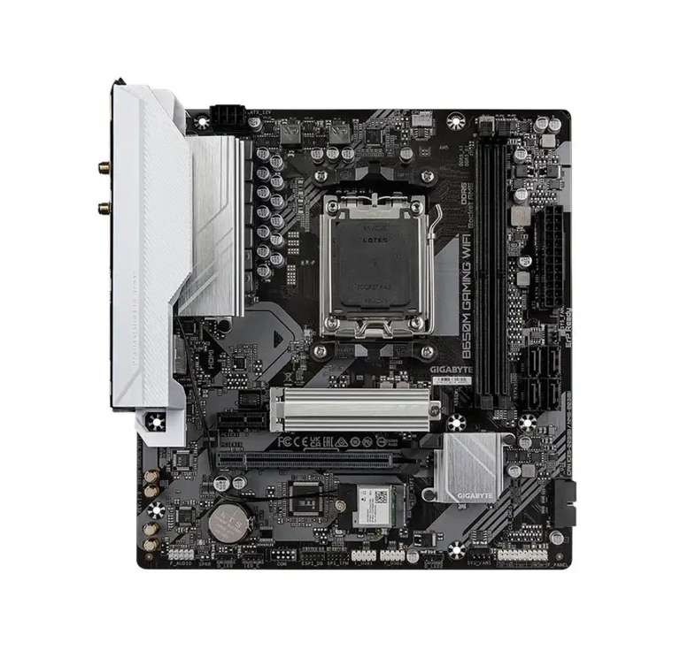 Материнская плата GIGABYTE New B650M GAMING с WIFI 2,5G AM5 PC Gamer Micro-ATX AMD B650 DDR5 6400 MHz M.2 USB3.2 96GB Socket AM5