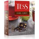 Чай TESS Earl Grey пакетированный, черный с добавками, 100 пакетиков (+ другие варианты в описании)