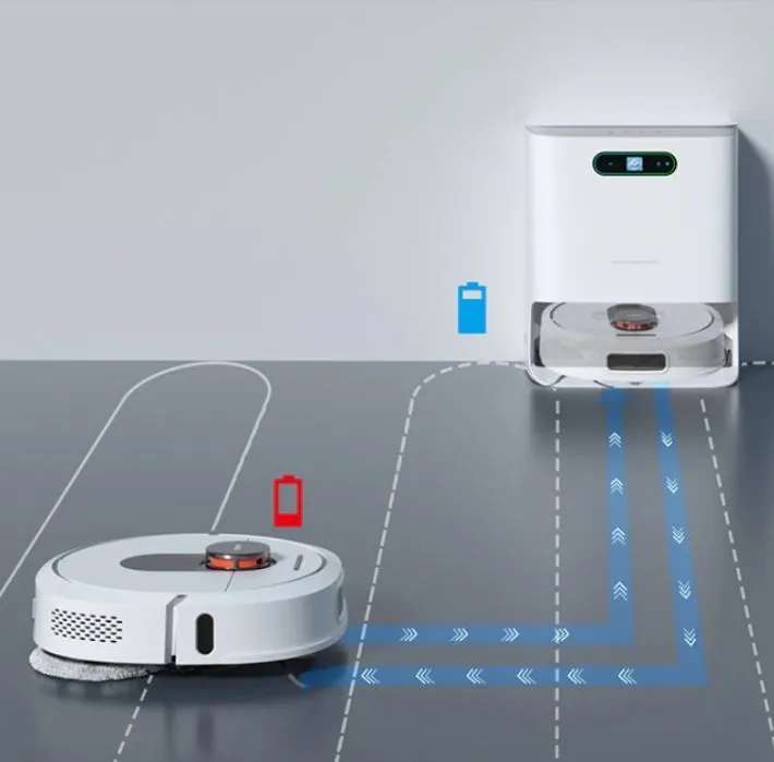 Робот-пылесос с динамичесой влажной уборкой Roidmi EVA Self-Cleaning (с Озон картой)