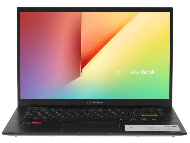 Ноутбук 14" ASUS VivoBook IPS, Ryzen 5 5500U, RAM 4 ГБ (+ слот), SSD 256 ГБ, Win 10