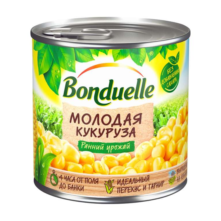 (Локально, не у всех) Кукуруза Bonduelle молодая консервированная 425 мл (340 г)