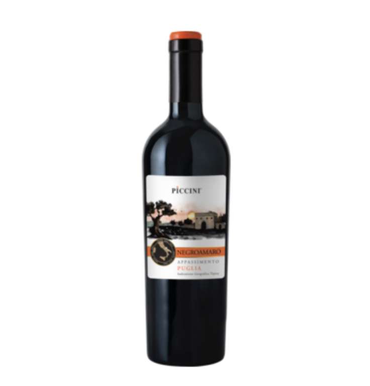 Вино Piccini Negroamaro Puglia красное полусухое 0,75л