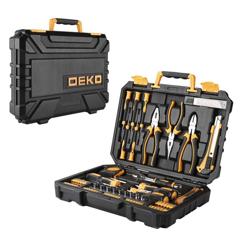 Универсальный набор инструмента в чемодане DEKO TZ82 (82 предмета) 065-0736