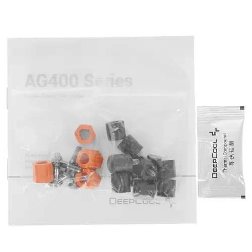 Кулер для процессора DEEPCOOL AG400 BK ARGB [R-AG400-BKANMC-G-2]