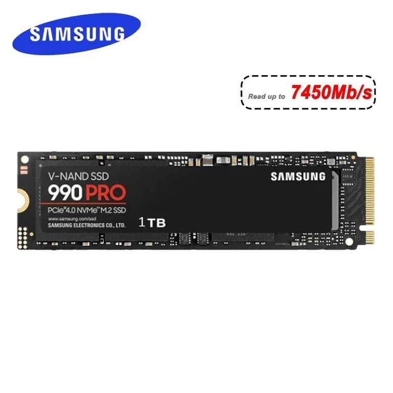 SSD SAMSUNG 990 PRO 1TB (NVME, PCIe 4.0)