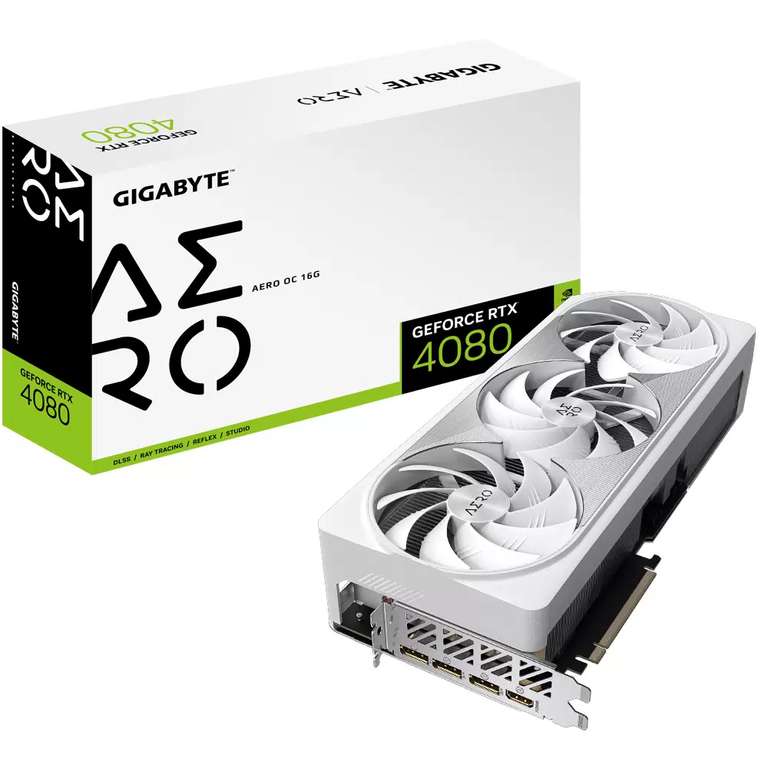 Видеокарта GIGABYTE NVIDIA GeForce RTX 4080 AERO OC (GV-N4080AERO OC-16GD)