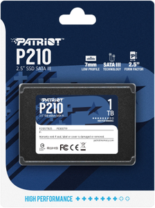 SSD накопитель Patriot P210 1ТБ, 2.5", SATA III СИТИЛИНК