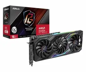 Видеокарта Asrock Phantom Gaming OC Radeon RX 7800 XT 16 GB (цена при оплате картой Альфа банка)