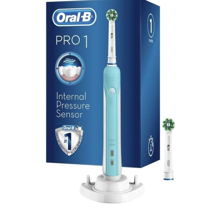 Электрическая зубная щетка Braun Oral-B Pro1 570 с двумя насадками