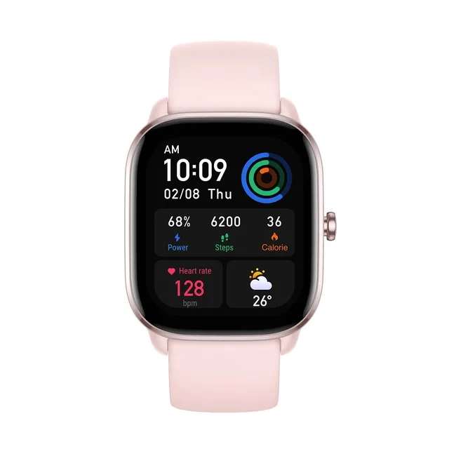 Смарт-часы Amazfit GTS 4 MINI, 126 спортивных режимов, AMOLED, 1.65", Bluetooth 5.2, 4 цвета