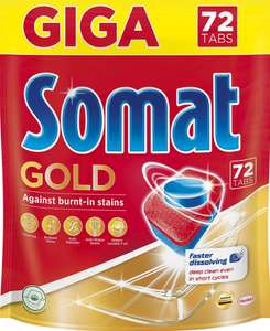 Таблетки для посудомоечной машины Somat gold 72 шт. (локально)