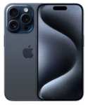 Смартфон Apple iPhone 15 Pro 256 ГБ, Dual nano SIM, синий титан (из-за рубежа)