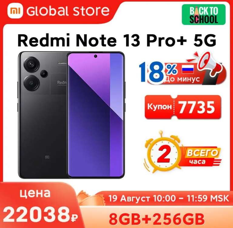 Смартфон Xiaomi Redmi Note 13 pro plus