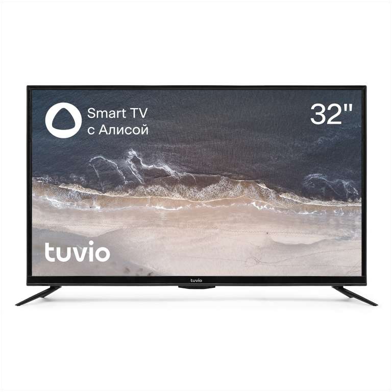 32” Телевизор Tuvio STV-32FDFBK1R FullHD, Smart TV
