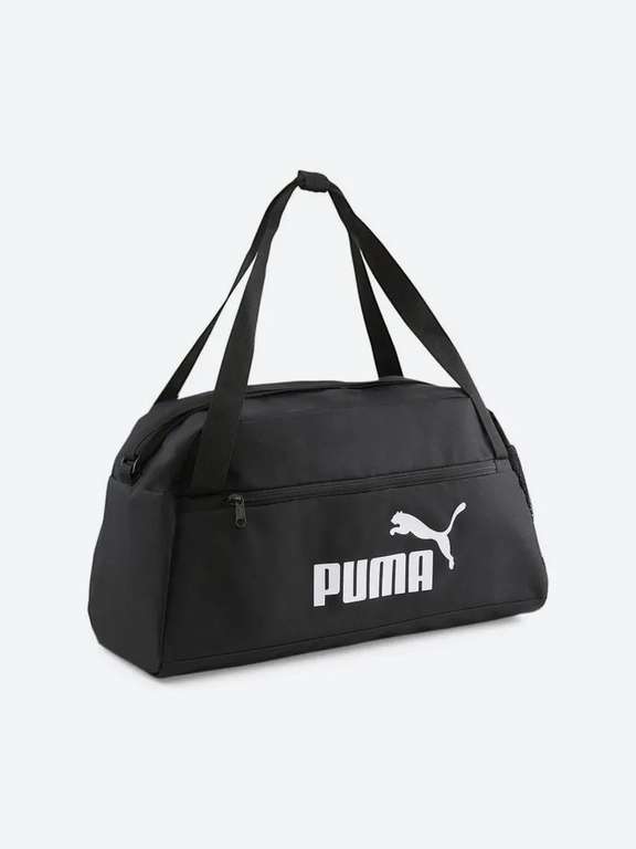 Сумка спортивная PUMA Phase Sports Bag (черный и розовый цвета), по Ozon карте