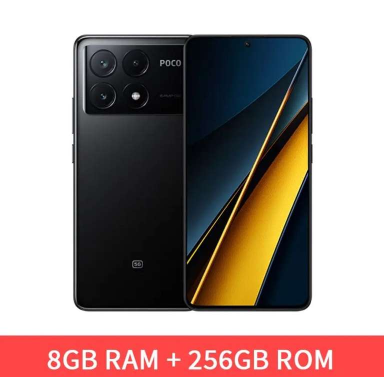 Смартфон POCO X6 Pro 8/256 Гб, три цвета (пошлина ~240-260₽)