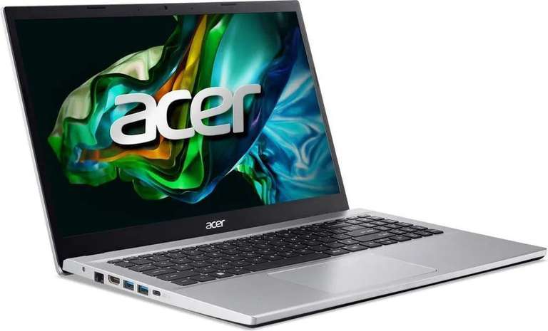 Ноутбук Acer Aspire 3, 15.6", IPS, Ryzen 5 5500U, 16+512 GB, AMD Radeon Graphics, без ОС (цена по ozon карте)