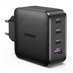 Зарядное устройство UGREEN CD224 (65 Вт, GaN, QC 4.0, PD, 3 USB-C, 1 USB-A) + версия на 2 Type-C (без GaN) за 1228₽