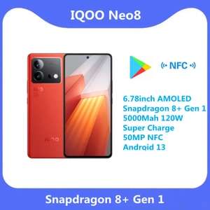Смартфон Iqoo neo 8 12GB 256GB (цена зависит от аккаунта)