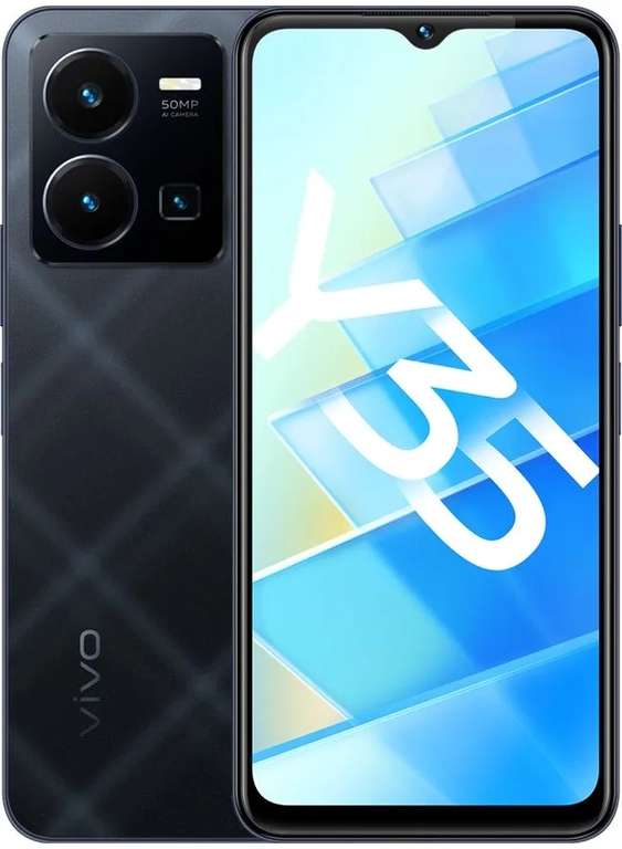 Смартфон Vivo Y35 4/64 ГБ (цена по Озон карте)