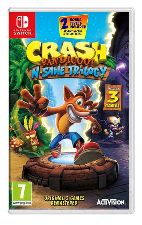 Crash Bandicoot Trilogy для Nintendo switch