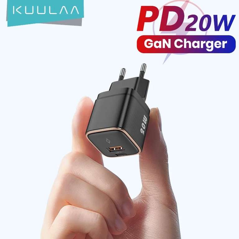 ЗУ KUULAA, 20 Вт, USB Type-C, PD