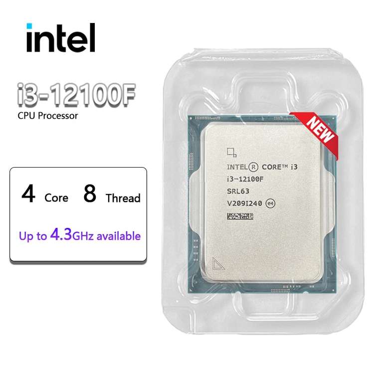 Процессор Intel Core i3-12100F i3 12100F