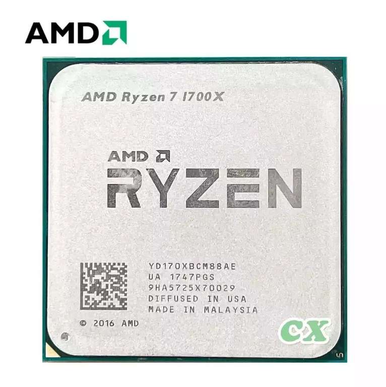 Восьмиядерный процессор AMD Ryzen 7 1700X 3,4ГГц (через Qiwi - 5491₽)