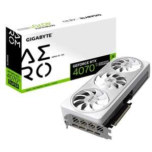 Видеокарта Gigabyte GeForce RTX 4070 Ti SUPER AERO OC 16 ГБ (цена с Озон картой)