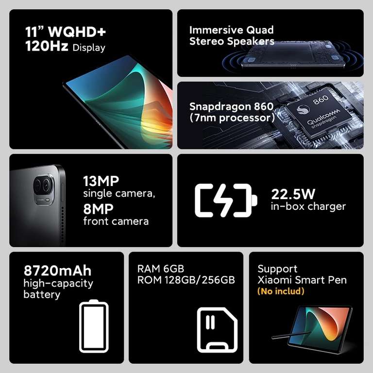 Планшет Xiaomi Pad 5, 6/256 Гб
