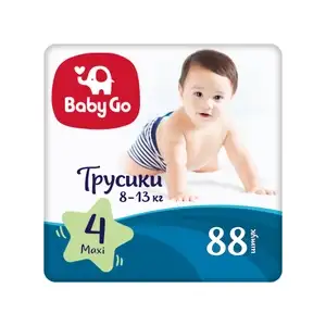 Подгузники-трусики BabyGo 88шт. (8-13 кг)