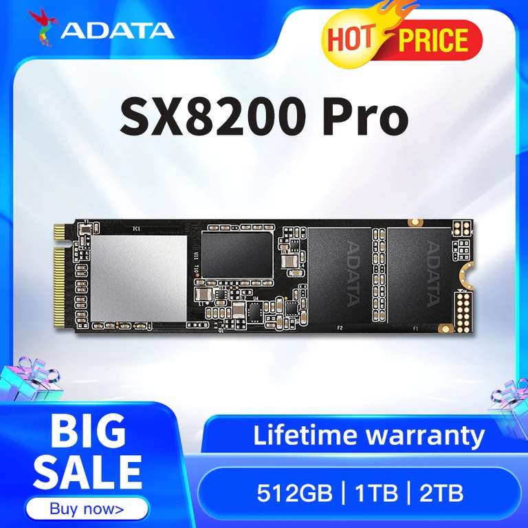 2 ТБ Внутренний SSD диск ADATA SX8200 Pro