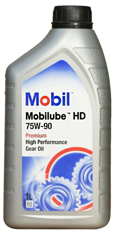 Масло трансмиссионное MOBIL Mobilube HD 75W-90, 1 л