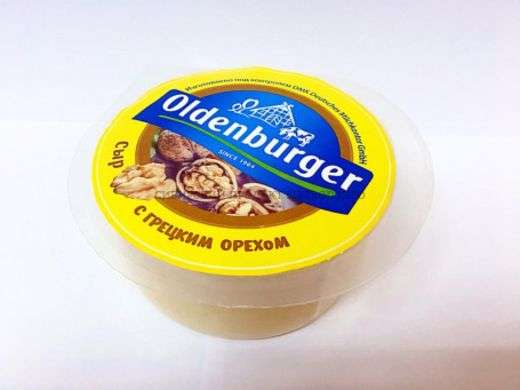 Сыр Oldenburger с грецким орехом 50%, без змж, 350гр.
