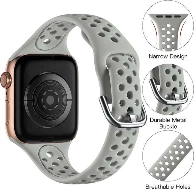 Силиконовый ремешок для часов Apple Watch 6.